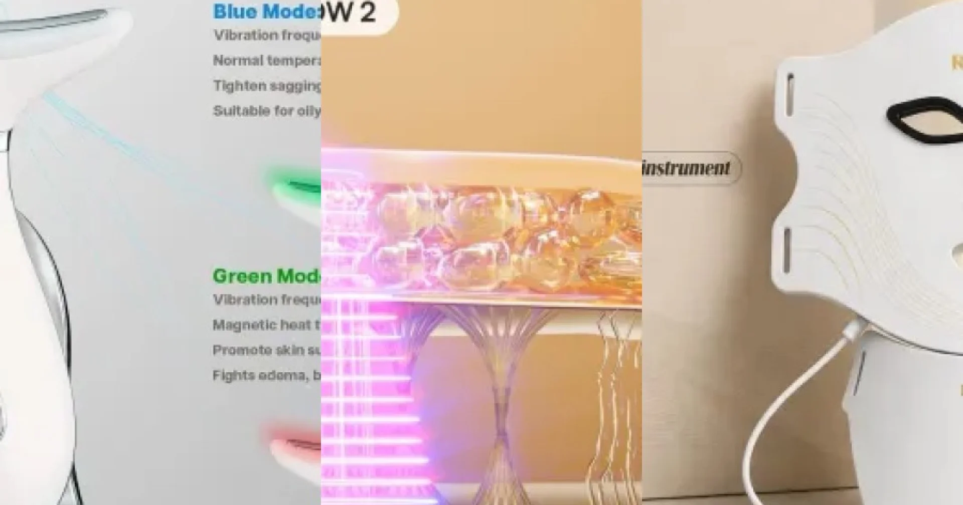 Top Appareils LED cou et décolleté