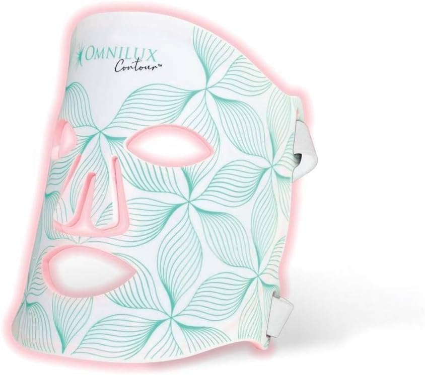 Omnilux Contour Visage - Masque de luminothérapie LED portable et flexible approuvé par la FDA pour hommes et femmes (Women)