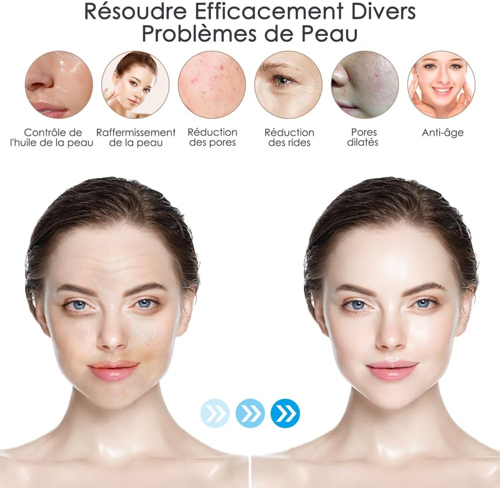 Dr - pen M8S Microneedling Pen Dermapen Stylo de Microneedling Professionnel Sans Fil Électrique avec Écran LCD et Chargement Type-C avec 7 Cartouches, Cadeaux pour Femmes, Mère, Petite Amie