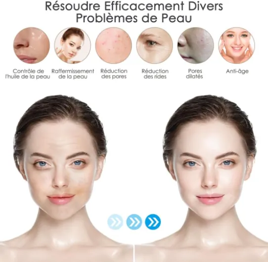 Dr - pen M8S Microneedling Pen Dermapen Stylo de Microneedling Professionnel Sans Fil Électrique avec Écran LCD et Chargement Type-C avec 7 Cartouches, Cadeaux pour Femmes, Mère, Petite Amie