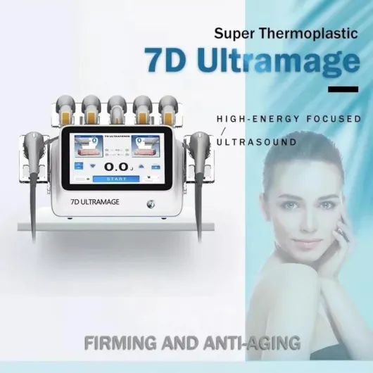 7D HIFU Ultramage Appareil de Beauté Ultrasoin Écran Tactile – Lifting Facial, Fermeté Peau & Contouring Corporel