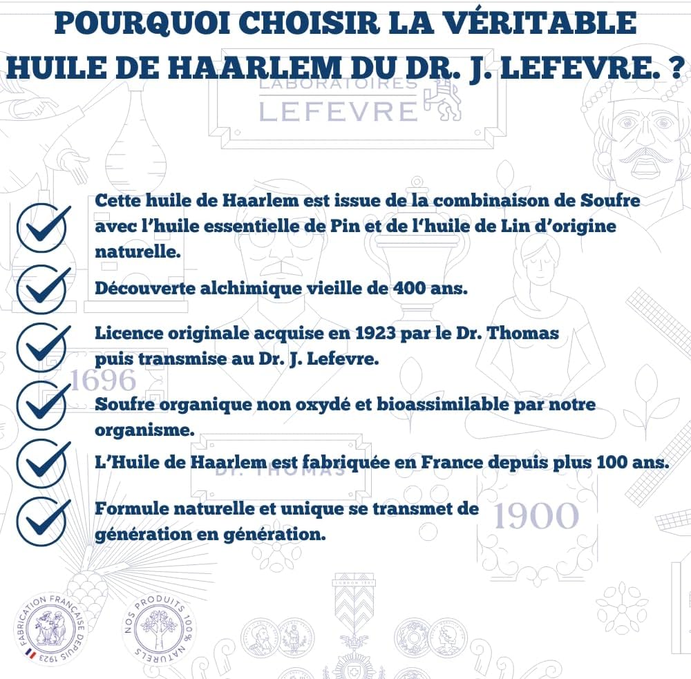 Véritable Huile de Haarlem, 60 capsules originales + Boîte Métallique Collector 30 capsules (1+)