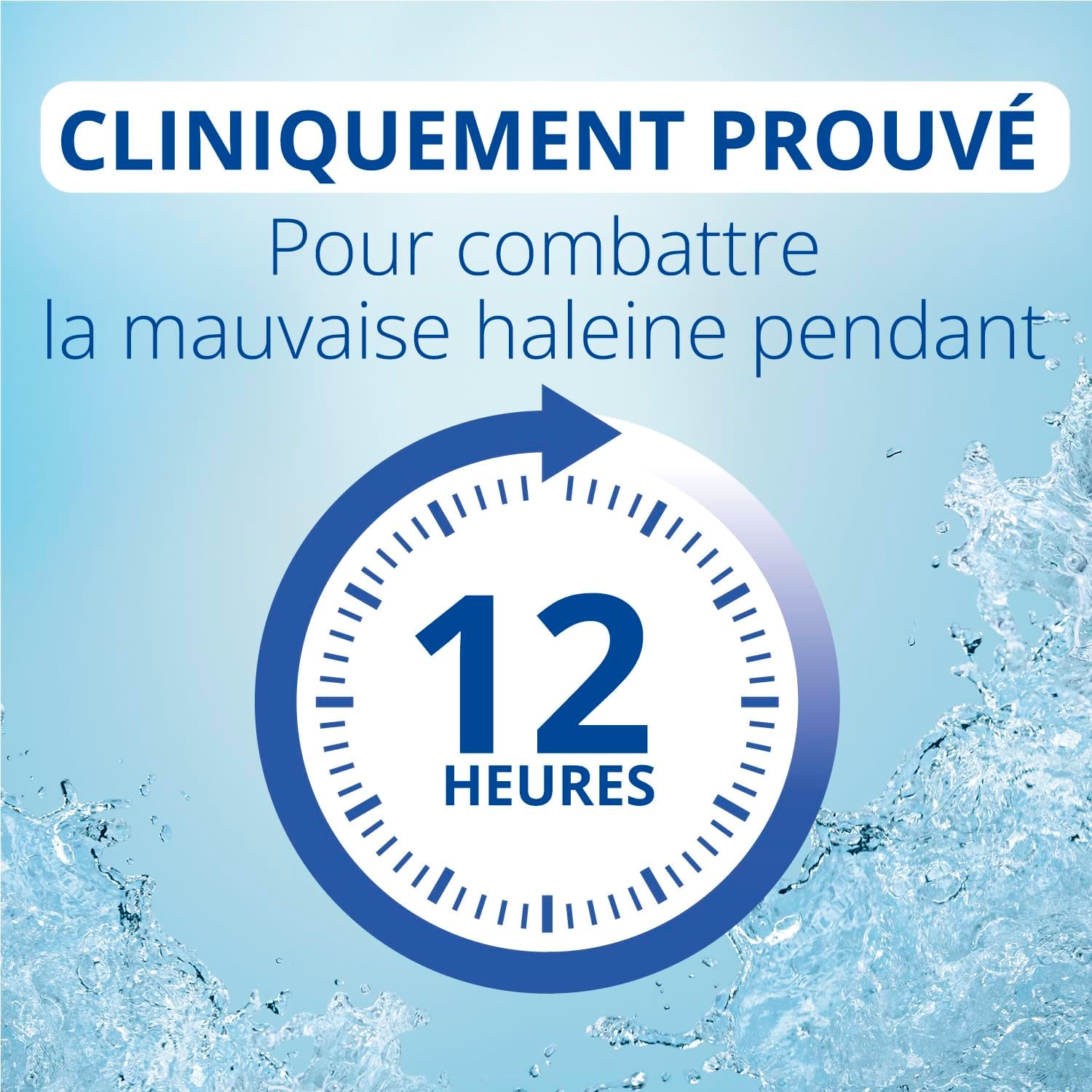 Bain de bouche - Soin gencives - Sans alcool - Combat la mauvaise haleine pendant 12 heures - Aide à restaurer et maintenir des gencives saines - Arôme menthe fraîche - 250 ml