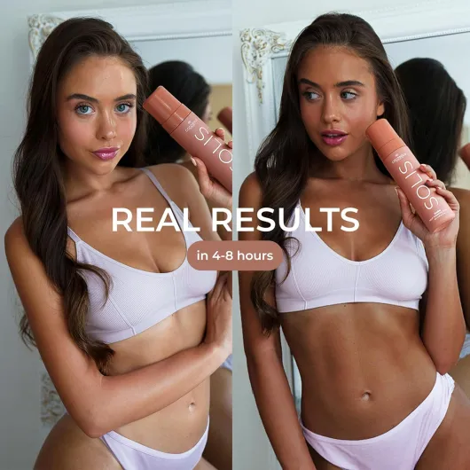 SOLIS Dark autobronzant foncée visage et corps, mousse pour un bronzage riche, naturel et longue durée, au DHA végétal (200 ml)