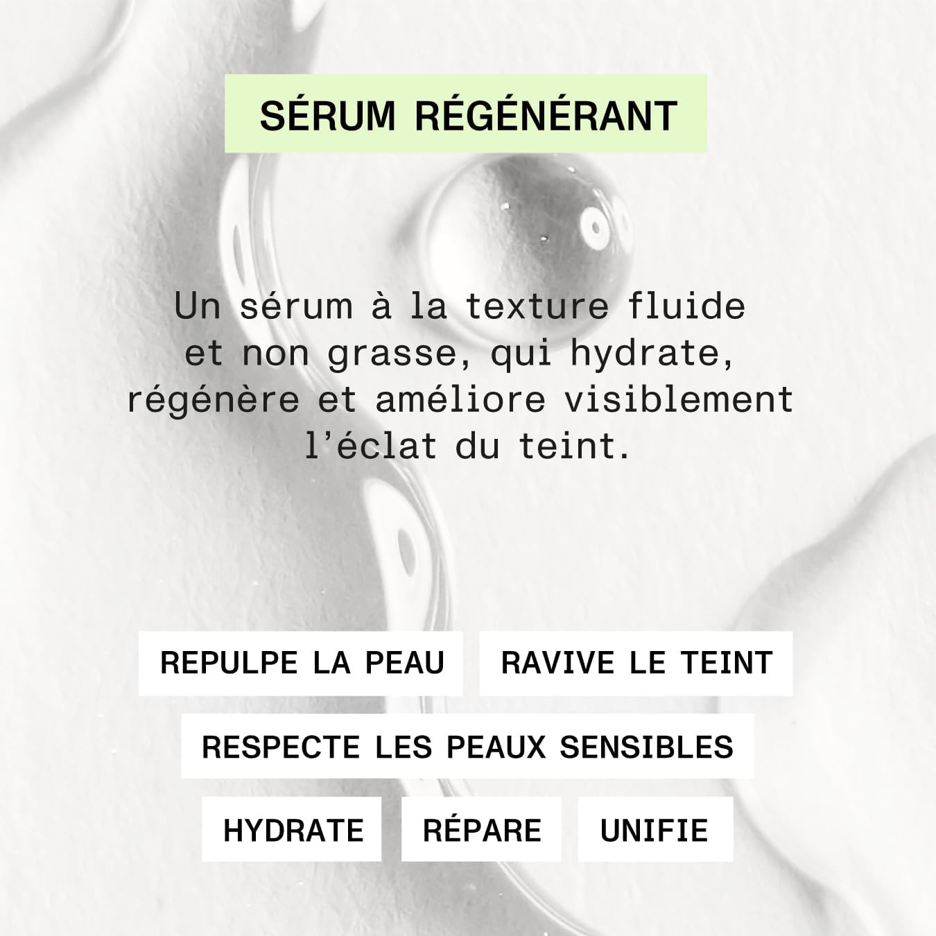 Sérum Régénérant AloeParis 30ml – Sérum régénérant à l’Aloe Vera Bio et Eau Florale de Bleuet Bio – Nourrit, illumine et répare – Fabriqué en France