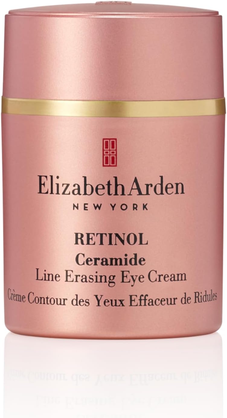 Elizabeth Arden, Retinol Ceramide, Crème Contour des Yeux, Skincare Effaceur de Ridules, Crème Anti-Rides Femme, Soin Anti Âge avec Rétinol et Céramides Boosters d'Hydratation