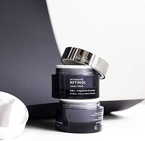 Institut Esthederm - Crème Intensive Retinol - Soin Visage Lissant Anti-Rides - Pour Rides et Irrégularités de Surface - Tonicité de la Peau - Pot 50ml