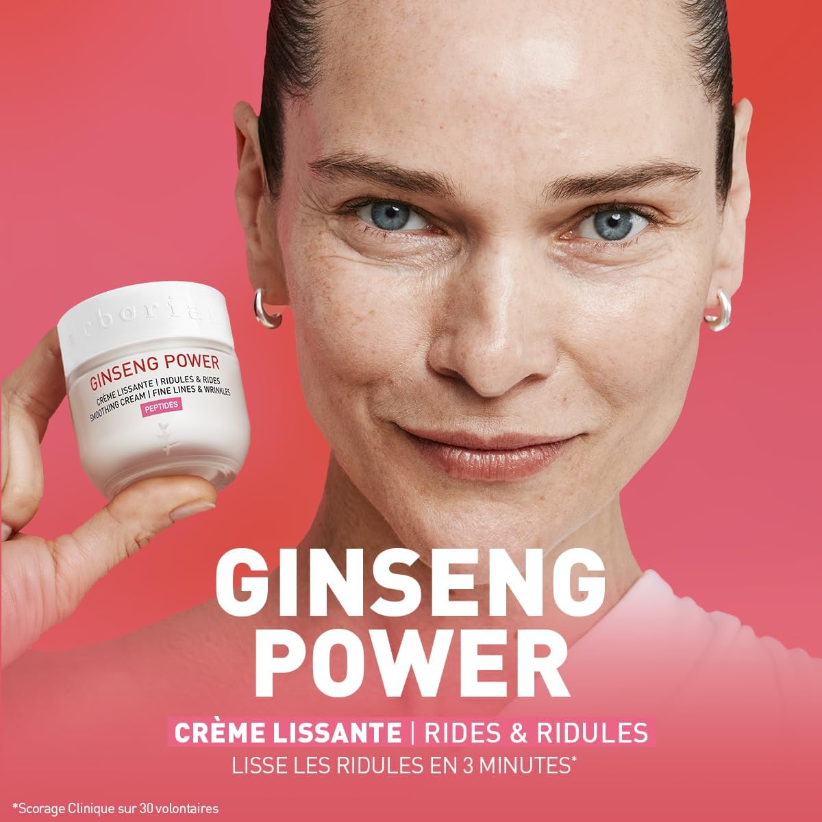 Ginseng Power - Crème Visage Lissante Anti-Âge - Lutte contre les Rides et les Ridules - Soin du Visage - Cosmétique Coréen - 15ml 15 ml Travel Size