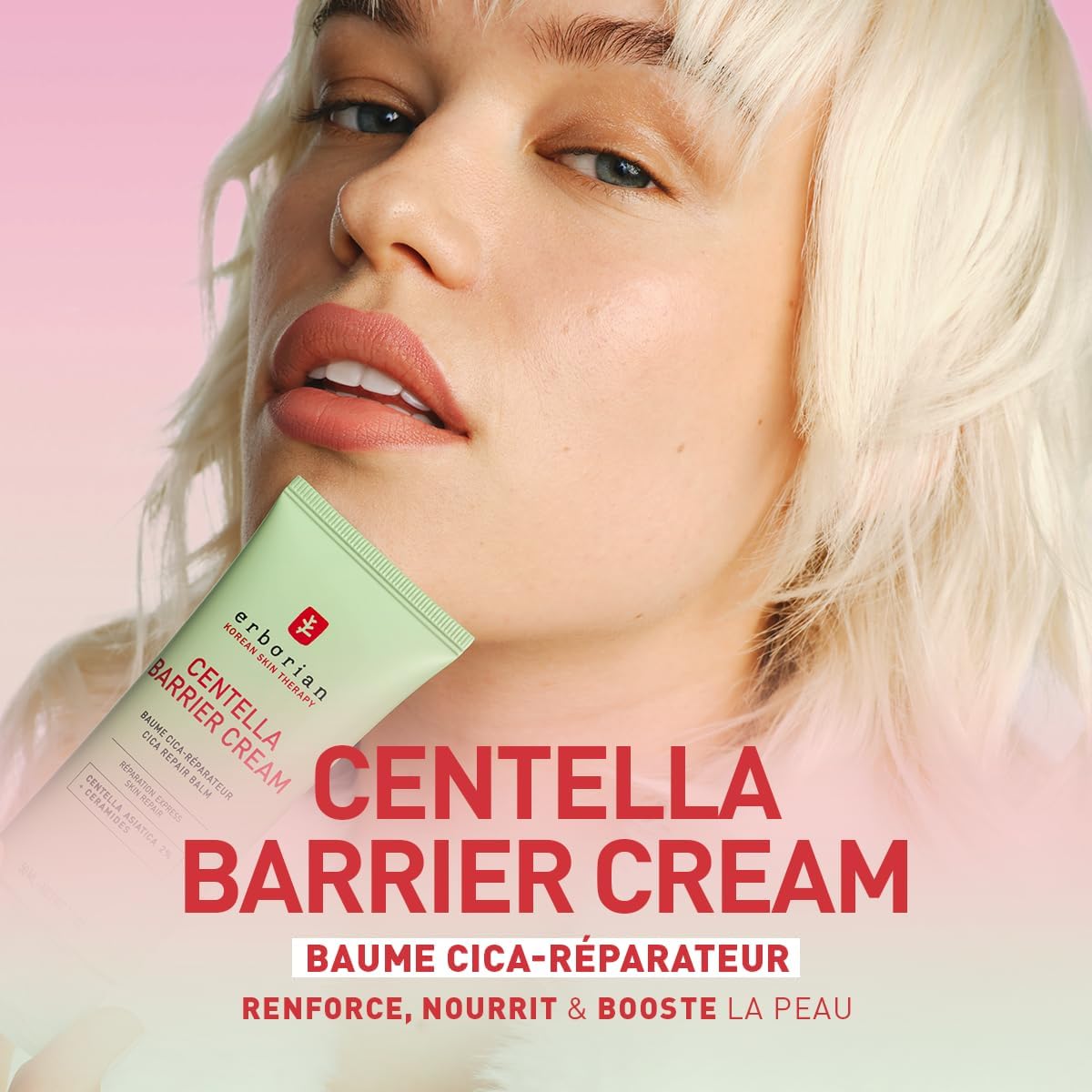 Erborian - Centella Barrier Cream - Baume Cica-Réparateur Anti-Rougeurs Visage & Corps - Répare et nourrit la peau - Cosmétique Coréen - 50ml
