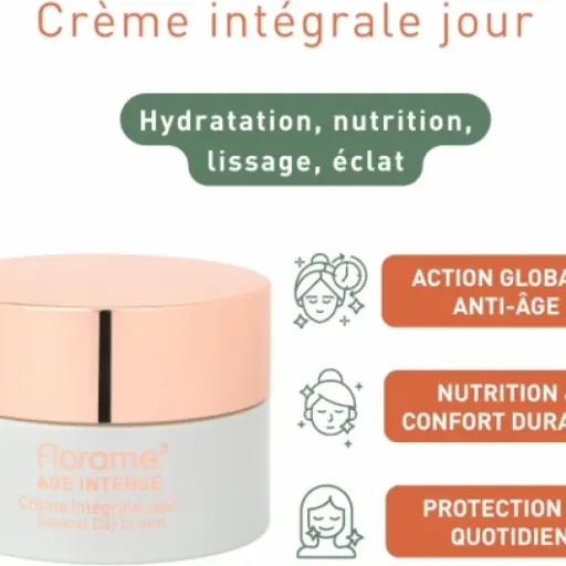 Test Florame Crème Intégrale Jour Age Intense : une crème anti-âge propre, efficace mais pas miraculeuse