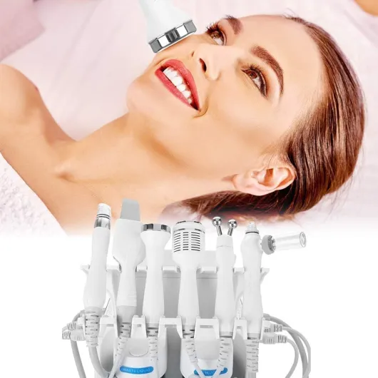 7 en 1 Faciale Hydroélectrique Machine Professionnel,de Soins de La Peau de Hydrofaciaire Microdermabrasion Exfoliante Petit Appareil De Bulles éliminer Les Rides Dermabrasion