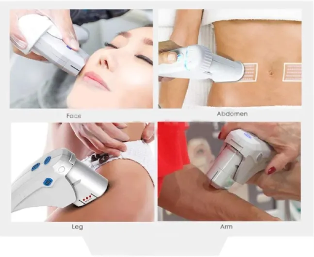 Mini Visage Corps Peau Rajeunissement Dispositif, Anti-Rides Anti-âge Lifting du Visage Raffermissement de la Peau Masseur Corporel Soins de Beauté Utilisation à la Maison Hifu Machine