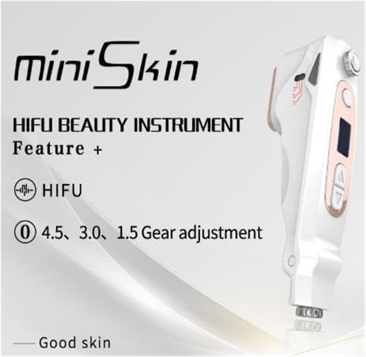 Mini HIFU visage Lift Machine ultrasonique anti-vieillissement anti-rides beauté dispositif avec 1.5mm, 3mm, 4.5mm