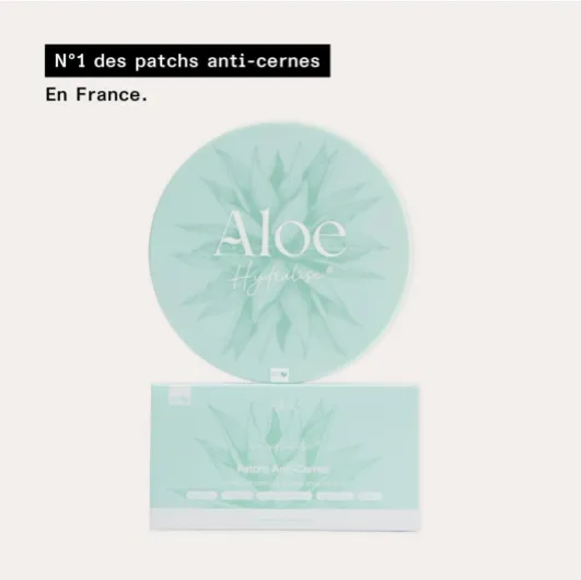 Patchs Anti-Cernes Aloe Vera et Collagène Marin,30 Paires de Patchs, 60 Total, Hydratants Contour des Yeux pour Réduire les Cernes, les Poches et les Signes de Fatigue, Formule Naturelle 98%