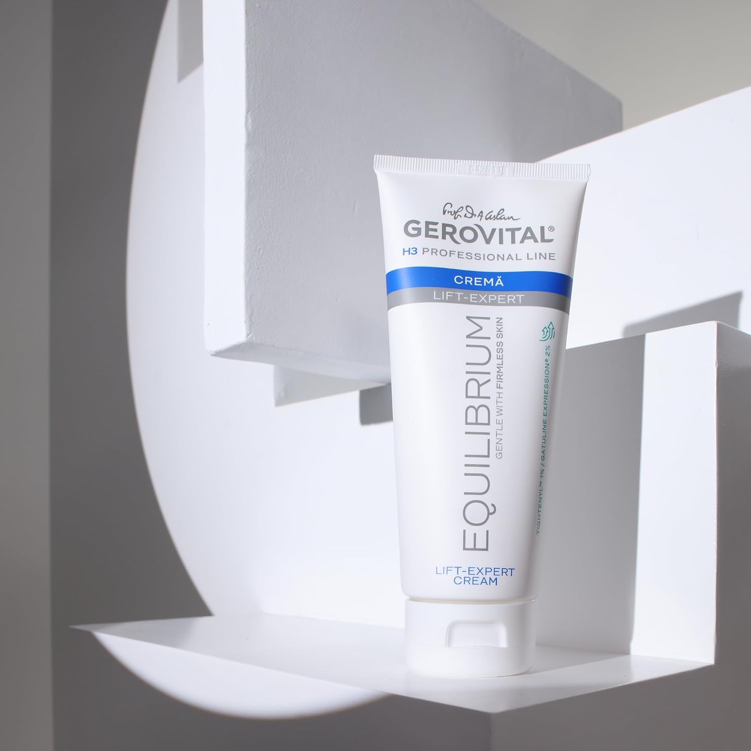 Lift-Expert Crème pour le visage - Crème professionnelle pour peaux matures - Effet raffermissant, réduit les rides et régénérant - Gerovital H3 Equilibrium 200 ml