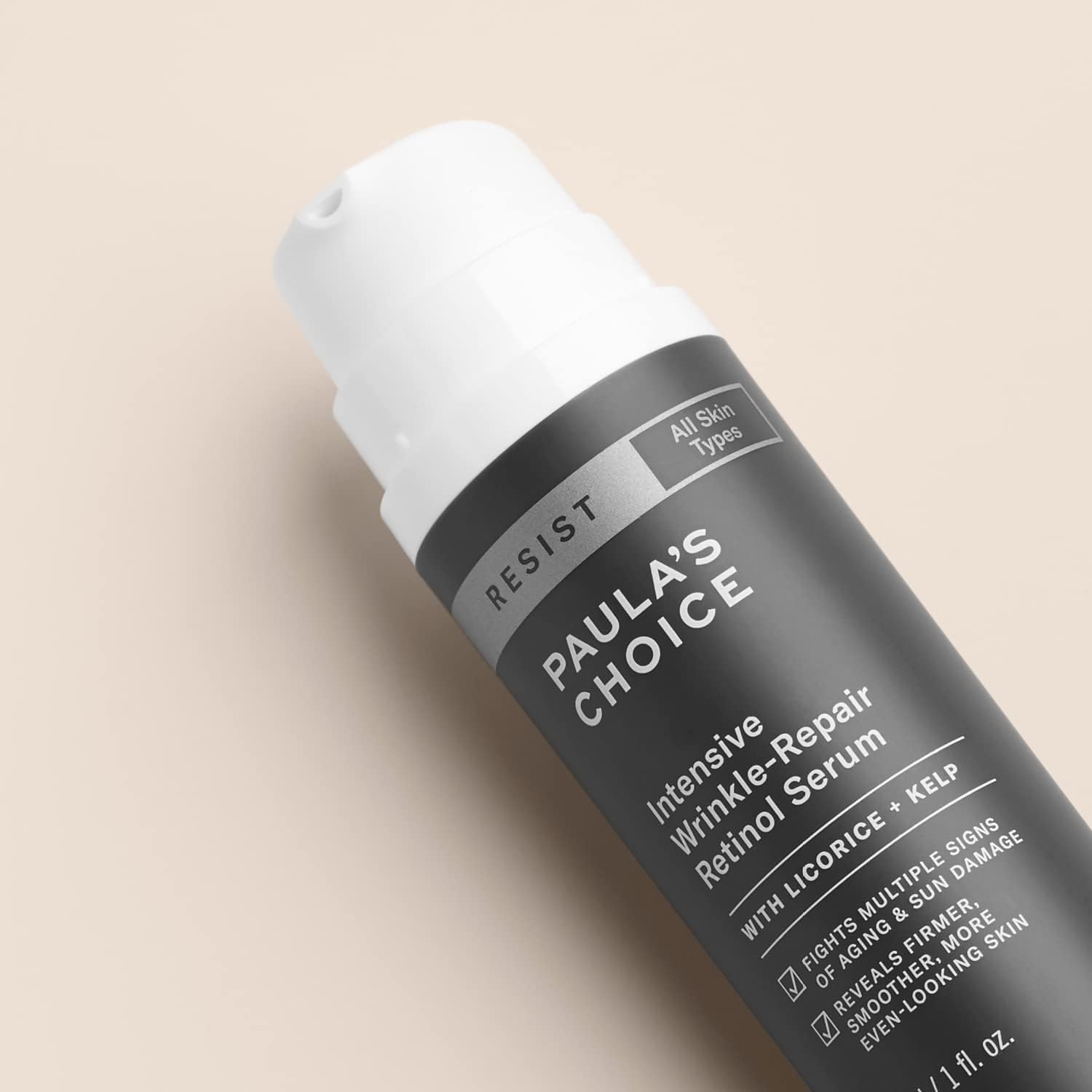 Paula's Choice RESIST Anti Âge Sérum Retinol - Traitement Visage - Répare les dommages du soleil - Réduit les Rides & Taches Brunes - avec Vitamine C & Rétinol- Tous Types de Peaux - 30 ml
