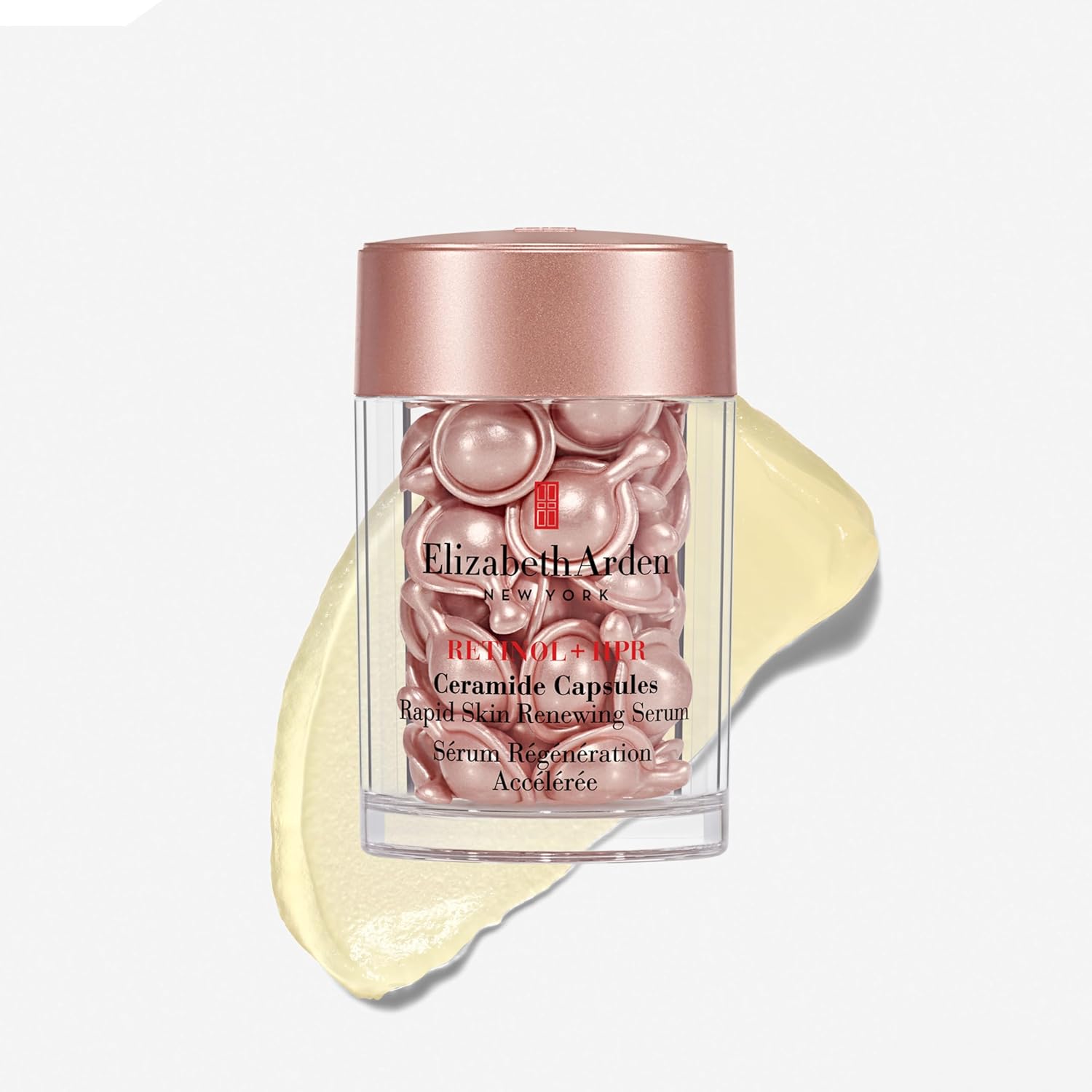 Elizabeth Arden RETINOL + HPR Ceramide Capsules Sérum Régénération Accélérée, Soin anti-âge 30 capsules