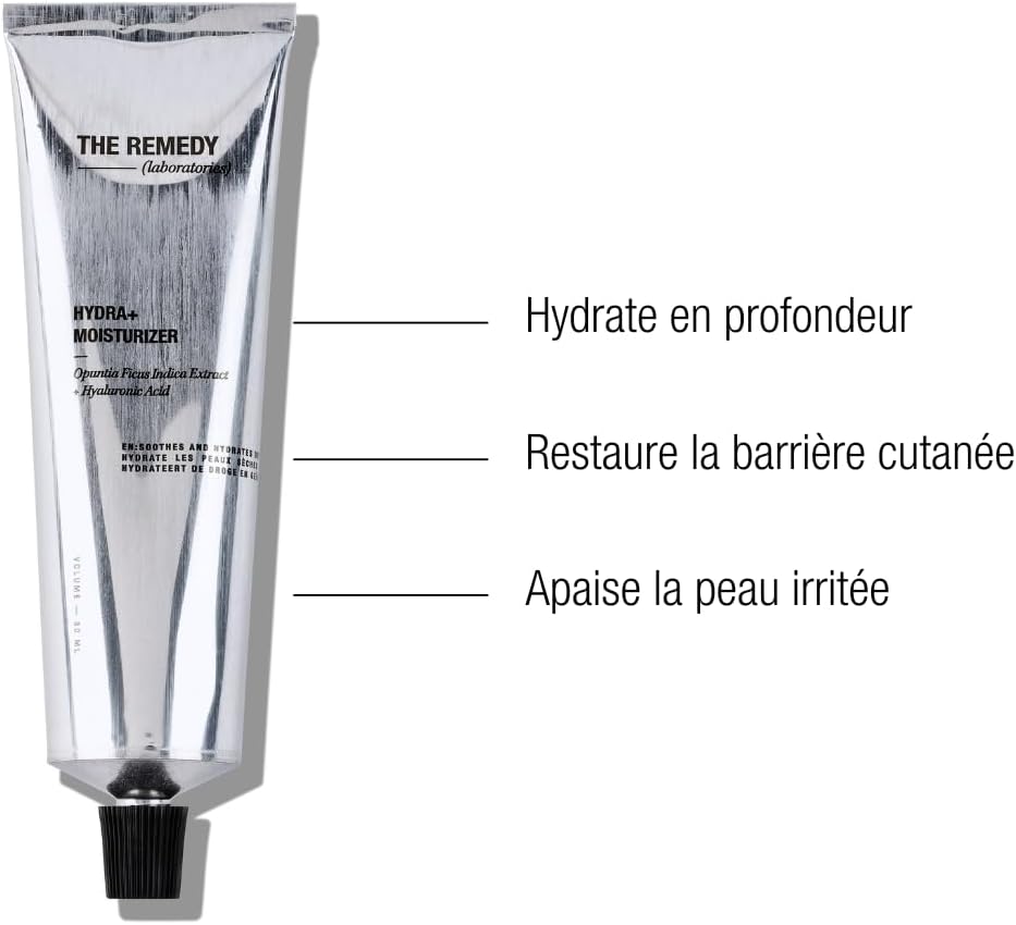Hydra+ Moisturizer – Crème hydratante visage à l’acide hyaluronique pour hydrater en profondeur et restaurer la barrière cutanée – soin visage contre la déshydratation – 50 ml