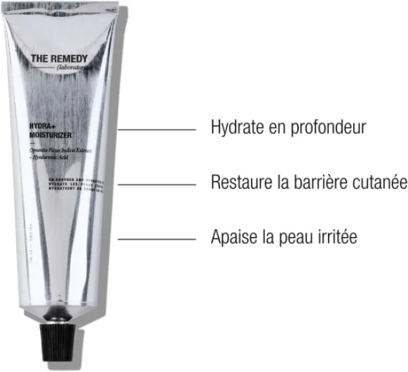 Hydra+ Moisturizer – Crème hydratante visage à l’acide hyaluronique pour hydrater en profondeur et restaurer la barrière cutanée – soin visage contre la déshydratation – 50 ml