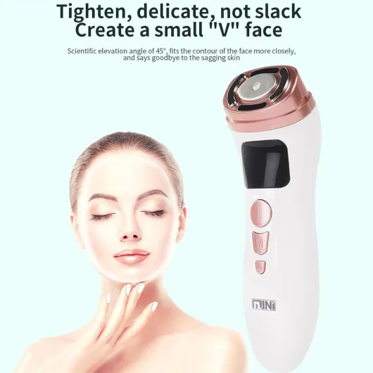 Mini HIFU Machine U ltrason R-F E-MS Micro-courant Lifting du visage Raffermissant Machine de beauté Anti-rides Outil de soins de la peau