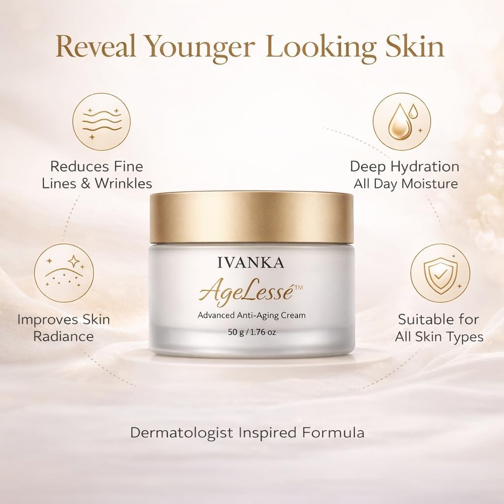 Age Lesse Face Moisturizer Collagen Face Cream, Anti Aging Face Cream with Retinol Hyaluronic Acid Vitamin E, Day & Night Anti-Wrinkle Moisturizing Cream for Women & Men, 1.7 Fl Oz