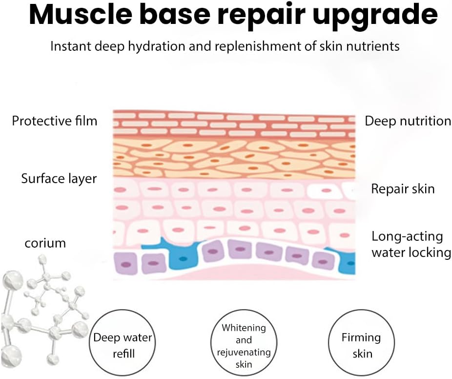 Appareil de beauté 6 en 1 pour le visage à l'hydrogène et à l'oxygène, appareil multifonction pour le soin du visage, appareil aquafacial avec affichage LED, réduction des rides et hydratation Blanc