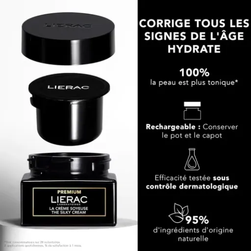 Test Lierac Premium Crème Soyeuse Recharge : une bonne anti-âge, mais pas donnée
