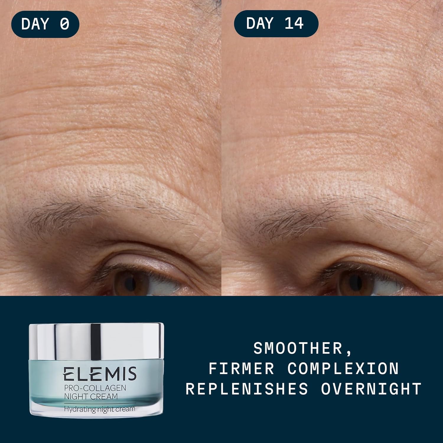 Elemis Pro-Collagen Night Cream & Morning Matrix 50ml – Day-to-Night Anti-Aging Skincare for Firmer, Smoother, Hydrated Skin Pro-Collagen Night Cream 50ml