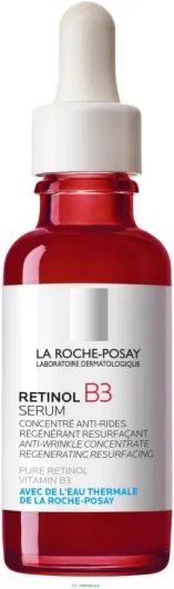 La Roche-Posay - Sérum Rétinol B3 - Sérum Visage Anti-Rides - Enrichi en Rétinol, Glycérine et Vitamine B3 - Corrige les Signes du Vieillissement Cutané - Soin Visage Pour Tous Types de Peaux
