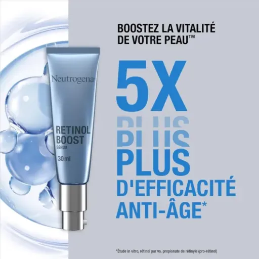 Test Neutrogena Retinol Boost : un sérum anti-âge correct, mais avec des ingrédients qui font tiquer