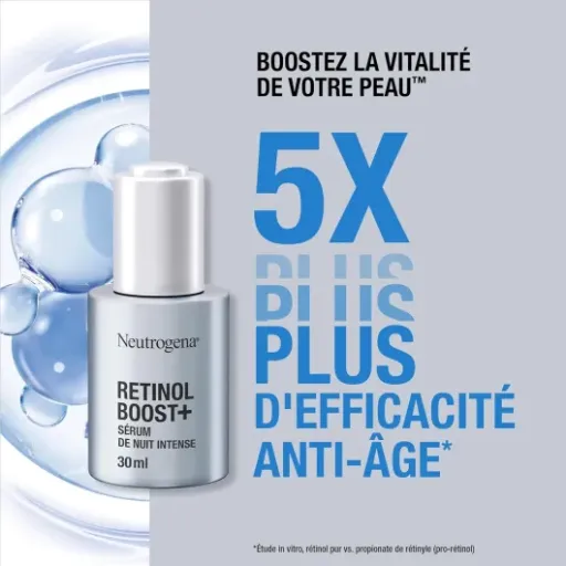 Test Neutrogena Sérum de Nuit Intense Retinol Boost+ : un rétinol « sérieux » mais pas trop agressif