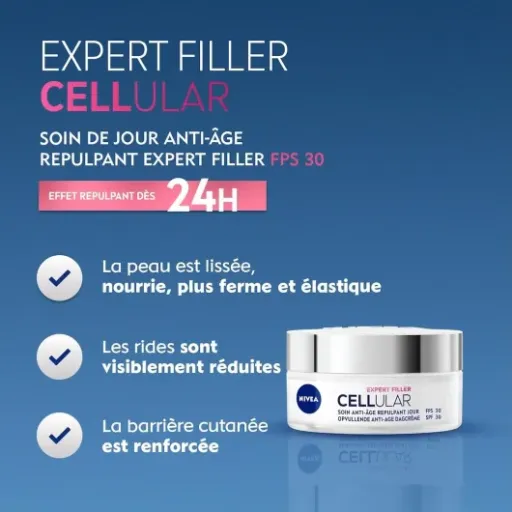 Test NIVEA Cellular Expert Filler : la crème anti-âge de jour qui fait le job sans chichi