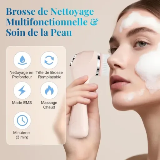 Test Brosse nettoyante visage 2 en 1 Rkdely : petit prix, vraie brosse ou gadget ?