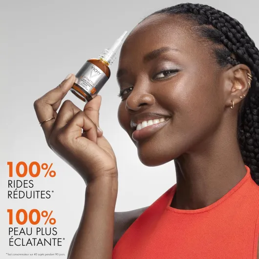 Vichy - Liftactiv H A Vitamine C Sérum - Sérum Visage Antioxydant Enrichi en Vitamine Cg, Pycnogenol et Acide Hyaluronique - Action anti-rides et Anti Fatigue - Pour tous Types de Peau