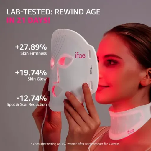 Test Masque LED IFAE 630/830 nm : le masque rouge qui fait (un peu) le taf à la maison