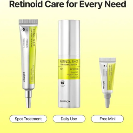 Test Celimax Retinol + Retinal Shot : un duo rétinoïdes/peptides assez costaud mais pas magique